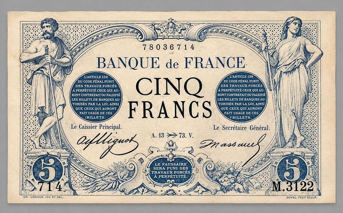 Billet ancien