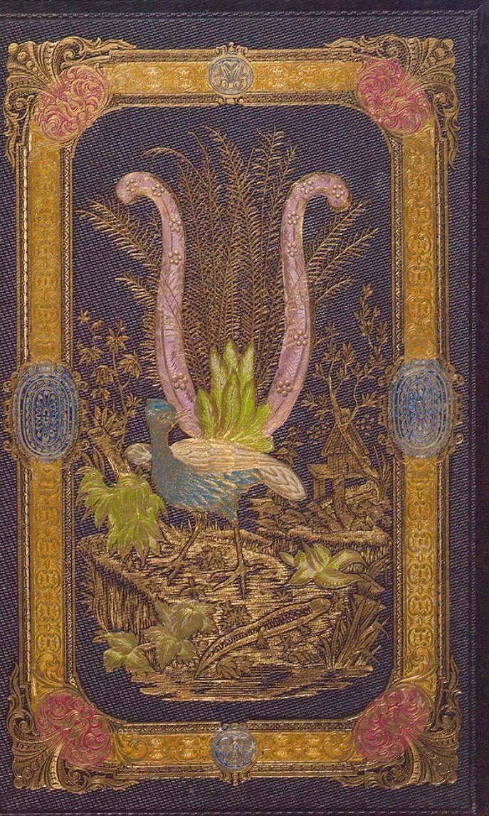 Livre ancien, reliure décorée