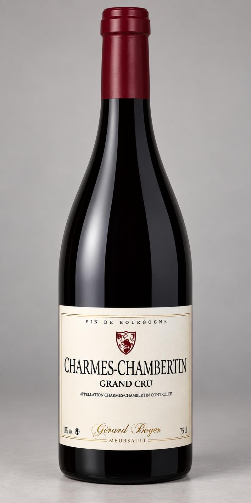 Bouteille de vin de prestige