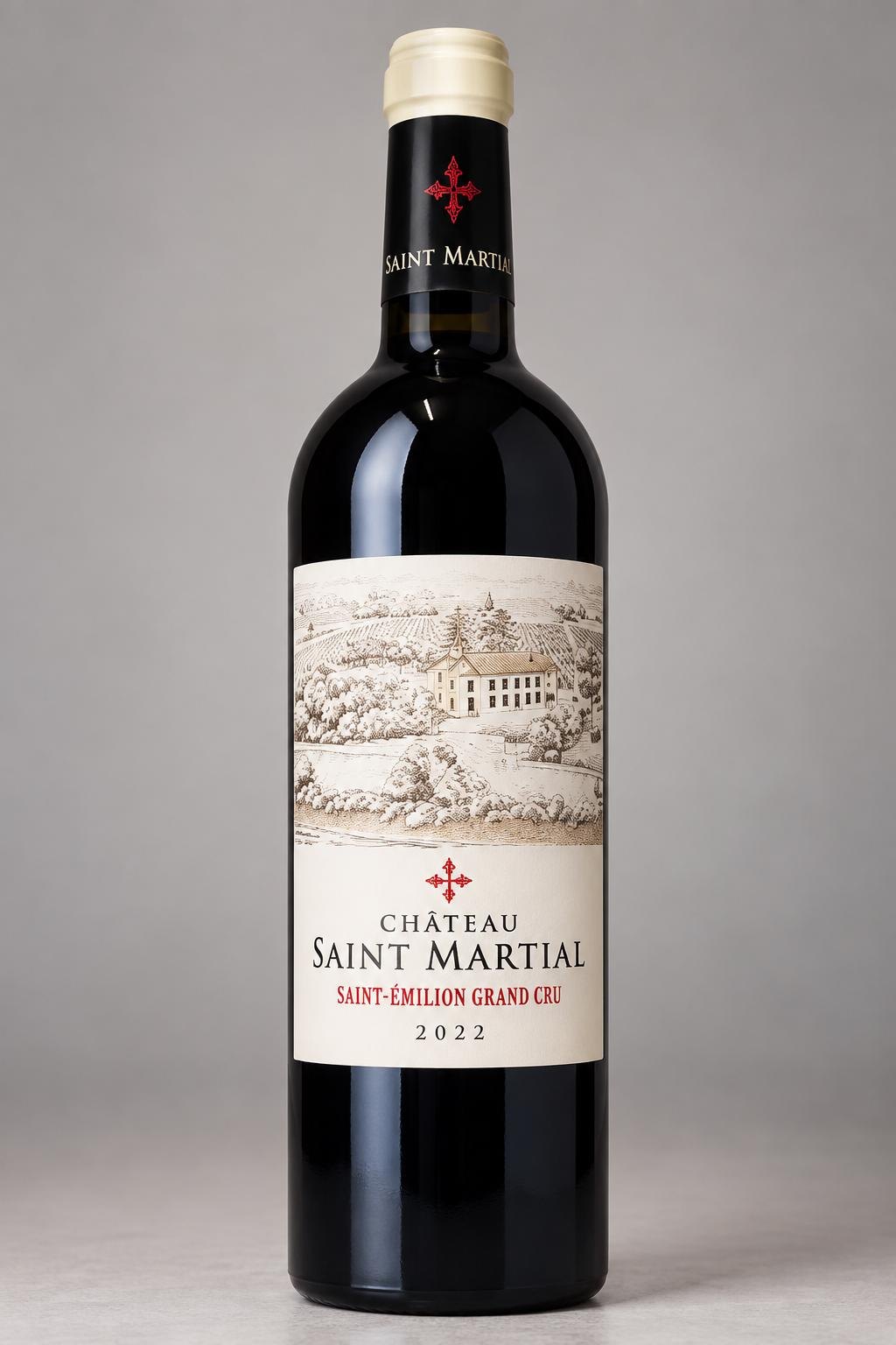 Bouteille de vin de prestige